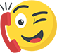 emoticon llamada